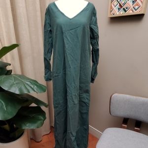 NWT Green long tunic dress Medium